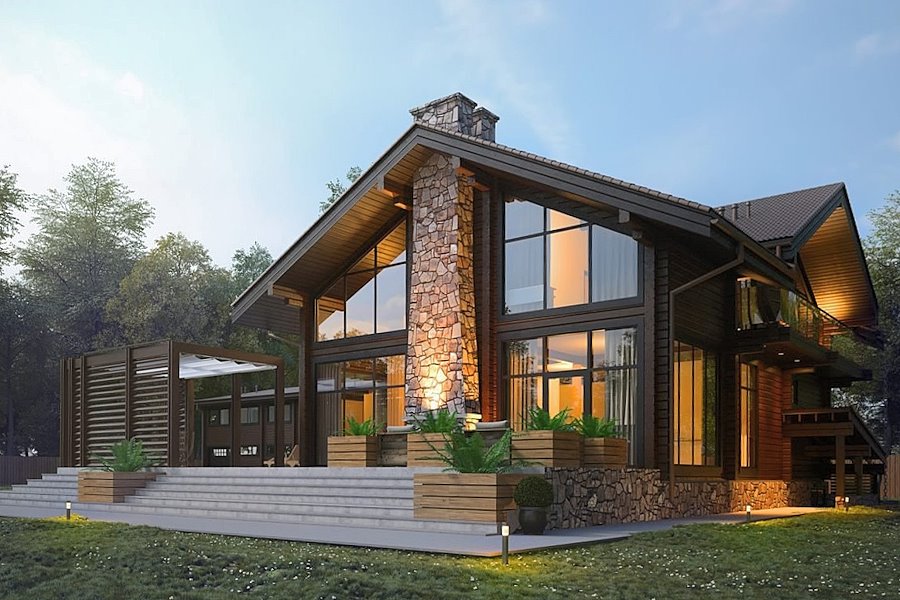 Фахверк современный